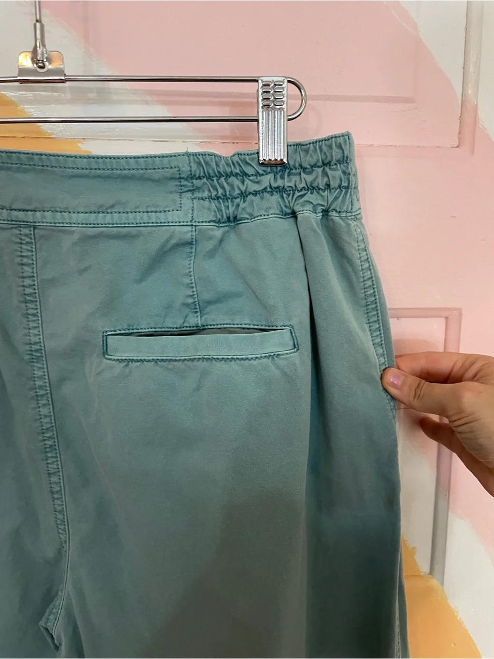 Sundance Journey 100% Cotton Lake Blue Trouser Pants Sz 8P 💚🎀